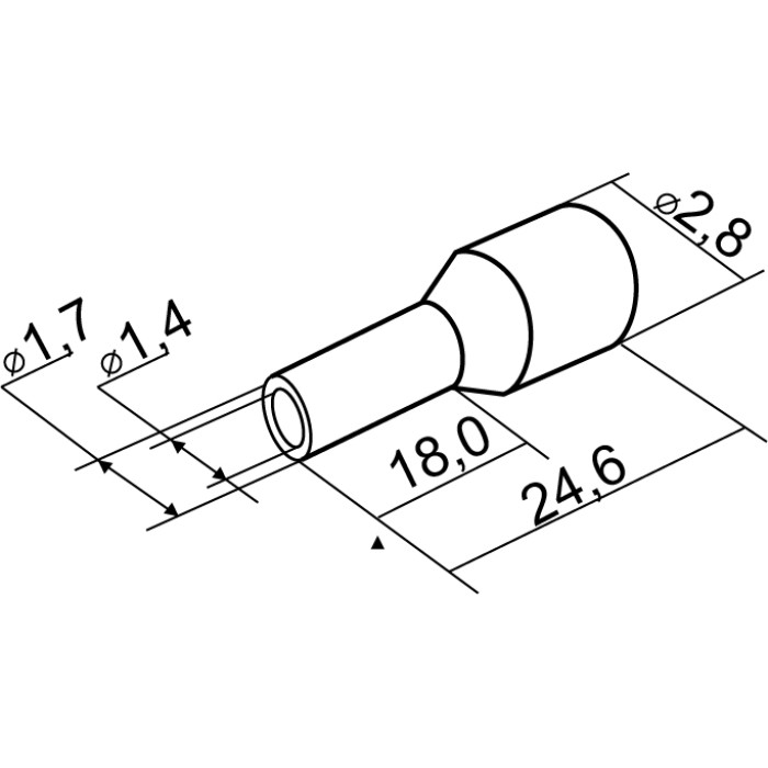 Наконечники трубчатые АСКО НТ 1,0-18