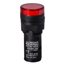 Сигнальна арматура зелена AD16-16DS 220V АC АСКО-УКРЕМ