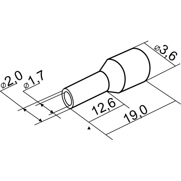 Наконечники трубчатые АСКО НТ 1,5-12