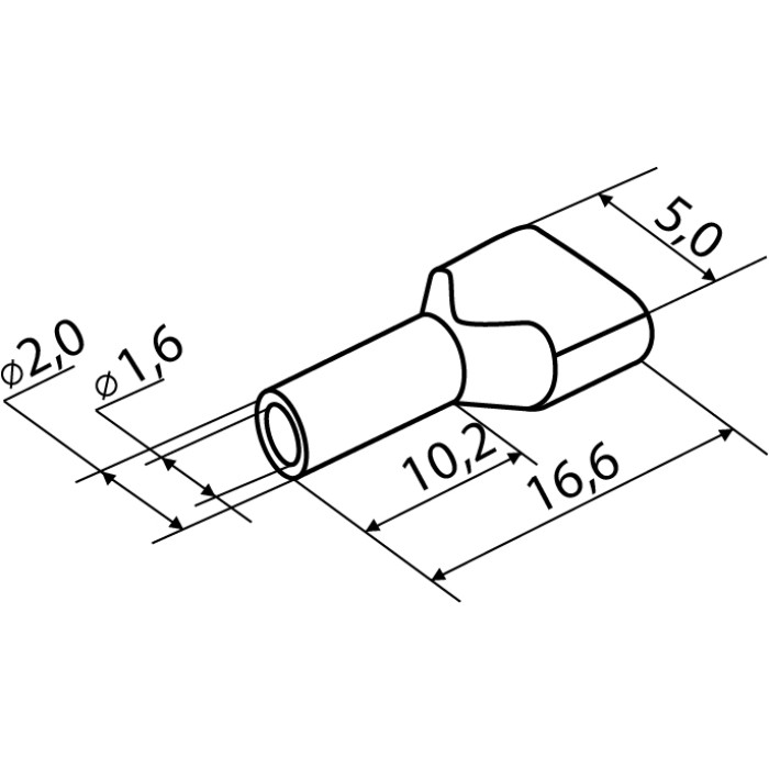 Наконечники трубчатые АСКО ТИ 0,75-10
