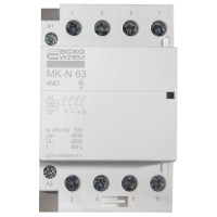 Модульный контактор MK-N 4P 63A 4NO 220V