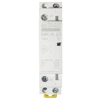 Модульный контактор MK-N 1P 20A 1NO 220V
