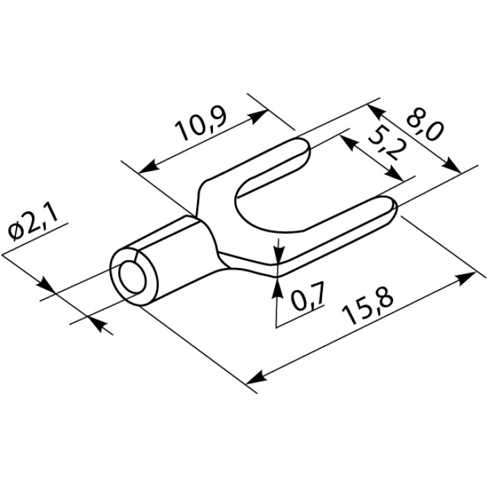 Кабельные наконечники АСКО SV 2-5