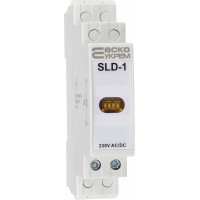 Модульный сигнальный индикатор АСКО-УКРЕМ 230V AC/DC SLD-1 желтый