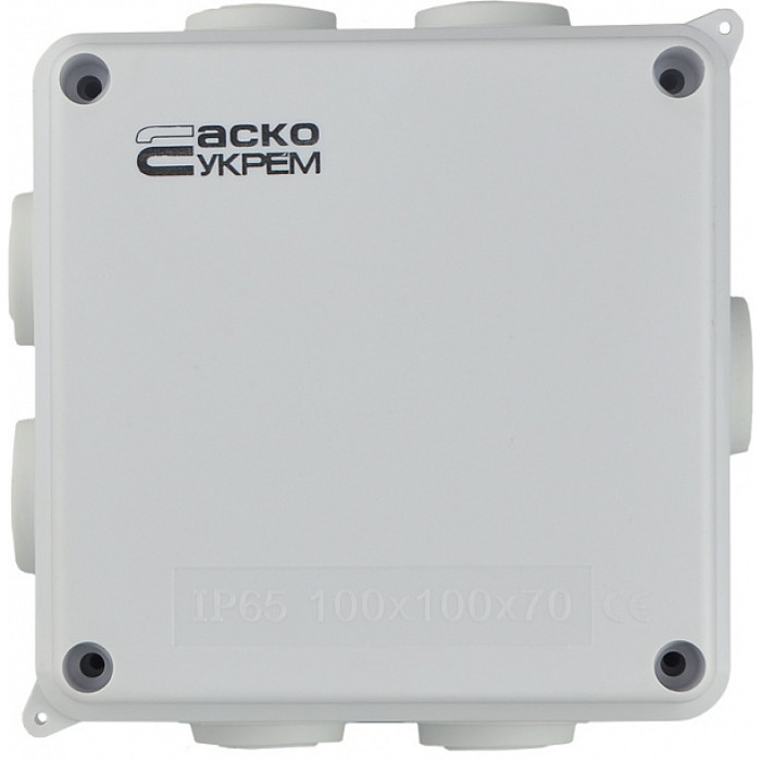 Коробка розподільна 100х100х70 TY-RA IP55 АСКО