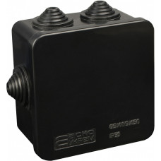 Розподільча  коробка серії UAtmo Jet Black 85*85*50 АСКО