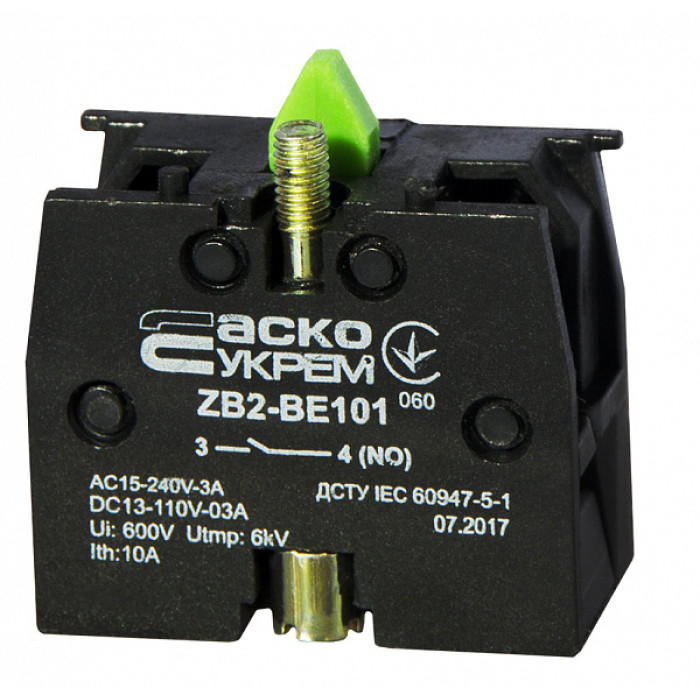 Блок-контакти ZВ2-ВE101 NO АСКО-УКРЕМ