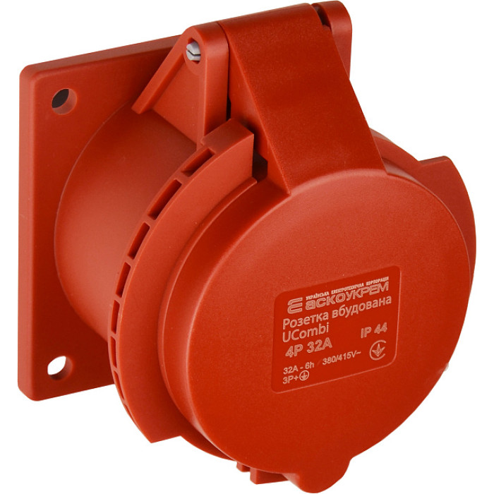 Розетка встроенная серии UCombi 4P 32A IP 44