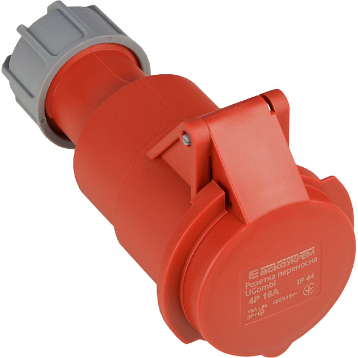 Розетка переносная серии UСombi 4P 16A IP 44