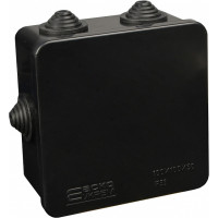 Розподільча коробка серії UAtmo Jet Black 100*100*50 АСКО
