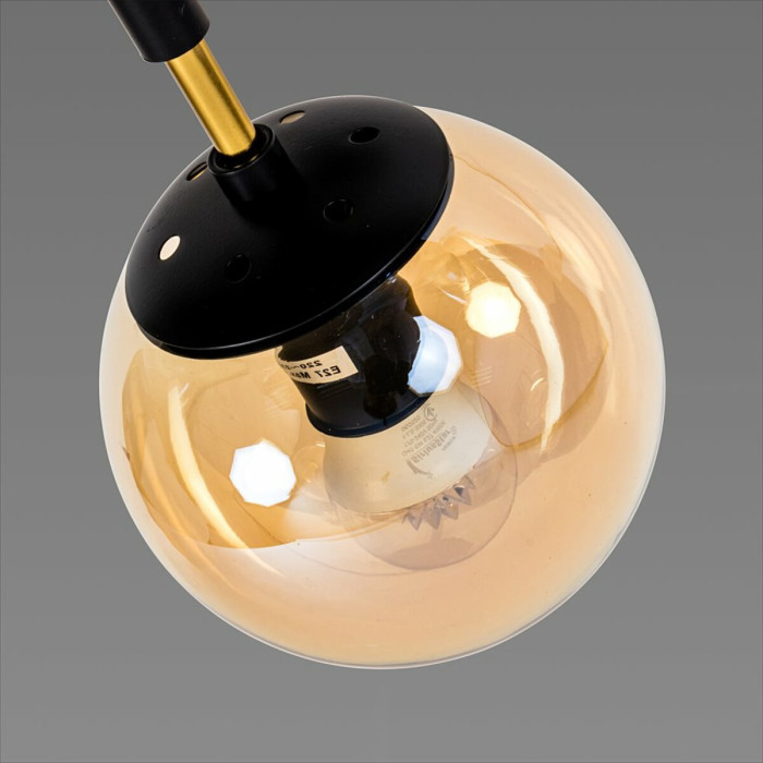 Люстра декоративна SIRIUS Л 7993/5A BK+COPPER