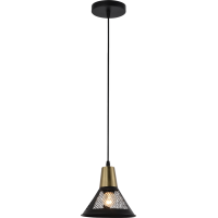 Люстра підвісна в стилі Лофт SIRIUS XA3221/1 BK+COPPER
