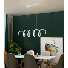 Люстра підвісна світлодіодна Sirius LCD3055 WT біла