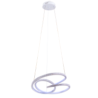 Люстра підвісна світлодіодна акрилова Sirius LCD3073 WT 128W