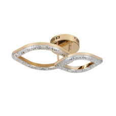 Люстра світлодіодна акрилова Sirius 2721/1+1 GD 24W*2