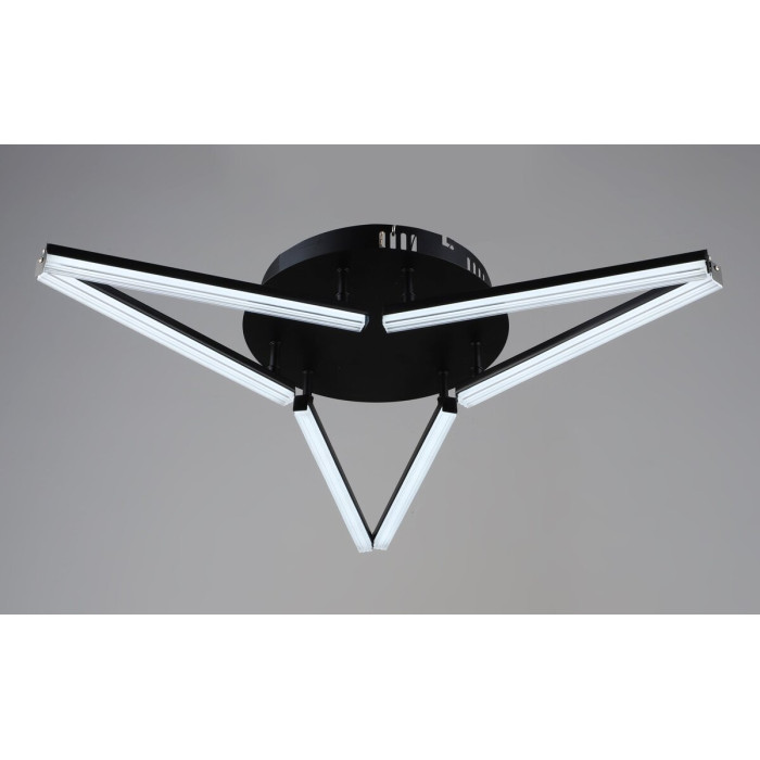 Люстра потолочная светодиодная VALESO YH1324/6 BK, LED 36W, Черный