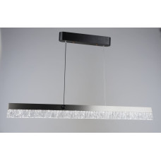 Люстра підвісна світлодіодна VALESO YH1362/80W, LED 40W, лінійна, Чорний+Сірий