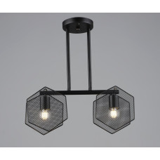 Люстра в стилі лофт Sirius B S2473/2 BK чорна