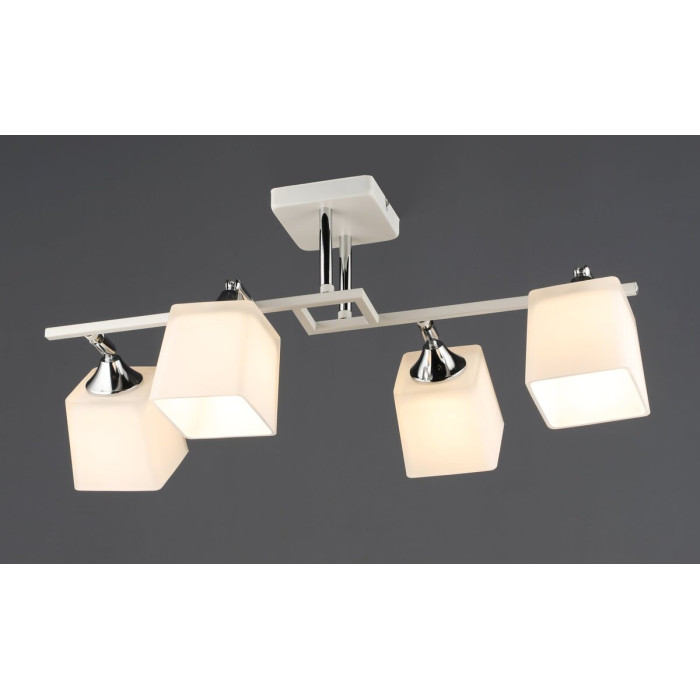 Люстра стельова VALESO B N6646/4 WT+CR на 4 плафони