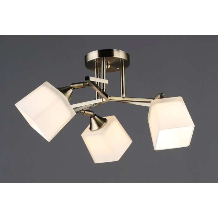 Люстра стельова VALESO B N6651/3 AB на 3 плафони