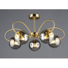 Потолочная люстра на 5 плафонов N6609/5 Медь
