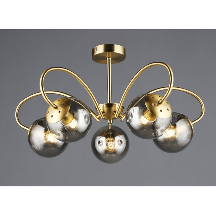 Потолочная люстра на 5 плафонов N6609/5 Медь