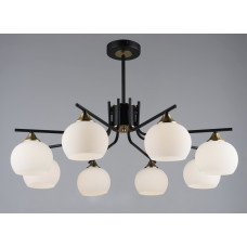 Люстра N6616/8 Чорний+Мідь