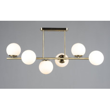 Люстра стельова на 6 плафонів VALESO N6799/6 для вітальні спальні бронза