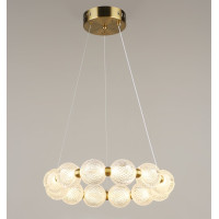 Люстра підвісна світлодіодна VALESO LED 24W Білий Мідь Сталь Акрил YH1438/24W