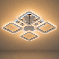 Люстра стельова VALESO LI8822/4B CR (RGB), хром, LED 64W+8W