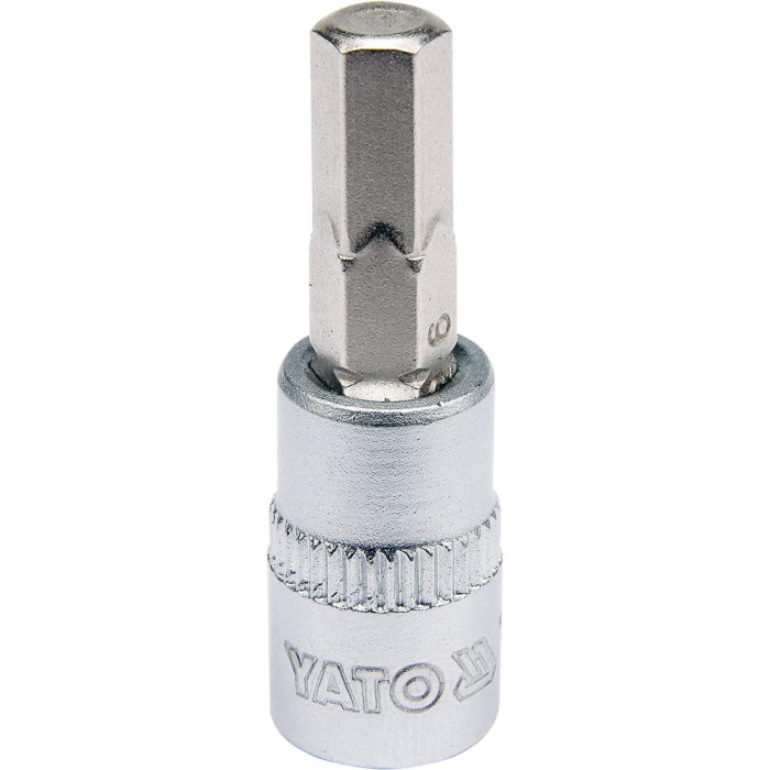 YT-04373 Головка торцева до квадрату 1/4" з насадкою М6, L=37 мм