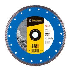 Круг алмазный отрезной Turbo 1A1R 230х2,6х9х22,23 Baumesser Beton PRO (90215008017)