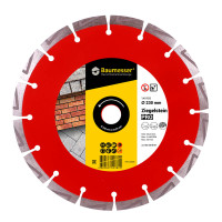 Круг алмазный отрезной 1A1RSS/C3 230x2,6/1,8x10x22,23-16L-HIT BaumesserZiegelstein PRO(94315090017)
