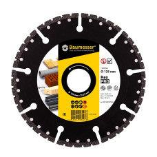 Круг алмазный отрезной 1A1RSS V 125х2,5/1,5х6х22,2 Pro Rex (910315547010)