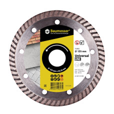 Круг алмазный отрезной Turbo 1A1R 125х1,8х8х22,23 Baumesser Universal (90215129010)