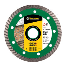 Круг алмазный отрезной Turbo 1A1R 125х2,2х8х22,23 Baumesser Stein PRO (90215082010)