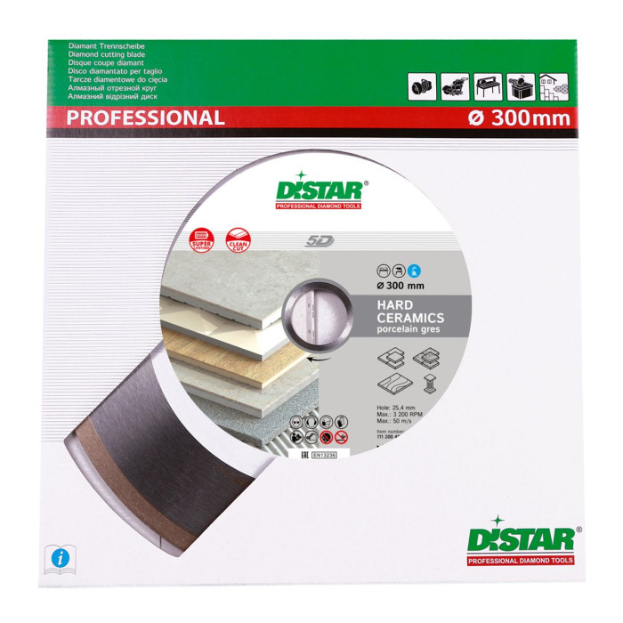 Круг алмазный отрезной 1A1R 300x2/1,6x10x32 Hard Ceramics (11127048022)