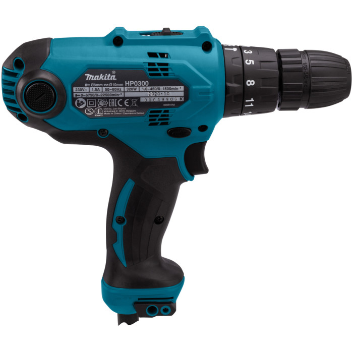 Мережевий дриль-шурупокрут з ударом HP0300 Makita
