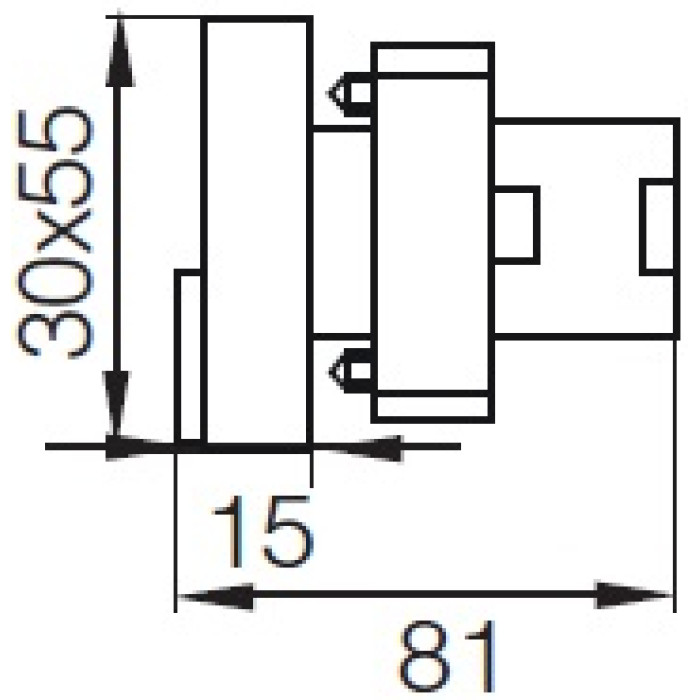 Кнопка "Старт/Стоп" XB2-BW8365 с подсветкой АСКО-УКРЕМ