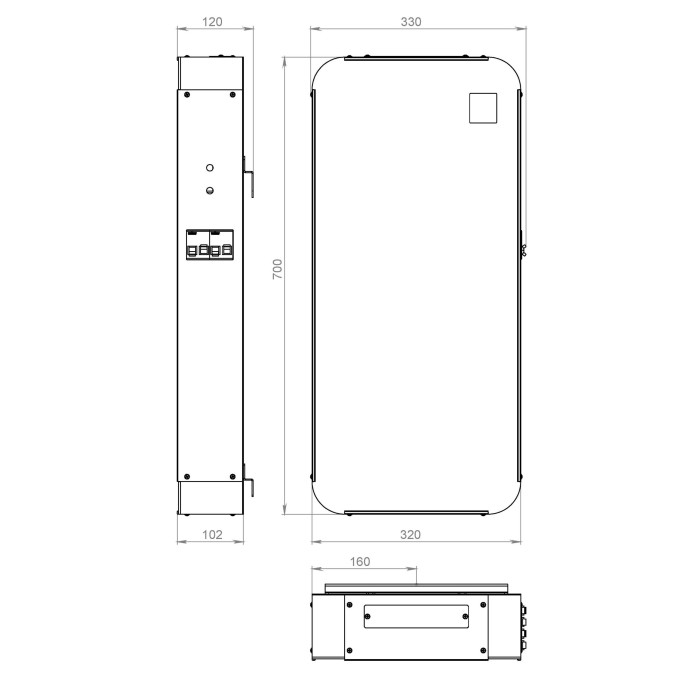 Стабілізатор напруги Volter Smart-11 однофазний інверторний 11 кВт (110–380 В)