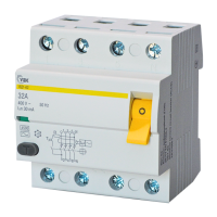 Дифференциальное реле (УЗО) УЭК ВД1-63 4Р 32А 30мА