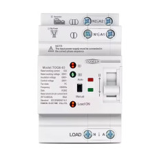Автомат ввода резерва АВР TOMZN TOQ6-63/2 2P 63A 220V со встроенным реле напряжения
