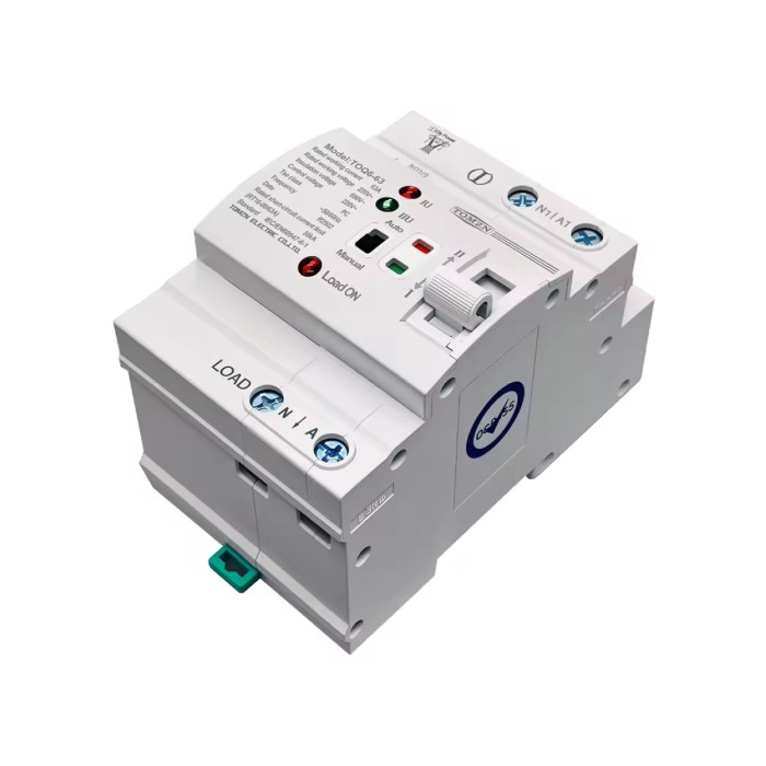 Автомат ввода резерва АВР TOMZN TOQ6-63/2 2P 63A 220V со встроенным реле напряжения